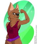  2017 abstract_background anthro bat bottomless clothed clothing feline flexing hybrid lion mammal shirt tank_top tight_clothing underwear viola viola_bat 