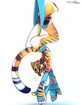  2017 anthro butt dreamworks feline flat_chested kung_fu_panda mammal master_tigress nude smaller_version_at_source solo stripes tiger tsampikos 