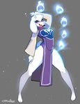  2017 anthro blush boss_monster caprine clothed clothing female fur goat long_ears mammal simple_background smaller_version_at_source solo toriel tsampikos undertale video_games white_fur 