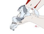  anthro big_dom_small_sub comic domination duo epicwang fumei lag larger_male lifting macro male micro micro_on_macro midnightcap questionable_consent sergal shrinking size_difference smaller_male tail_in_mouth 