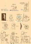  blush bulge clothing comic crossgender digital_media_(artwork) female flower flowey_the_flower human male mammal not_furry one_eye_closed peddles plant protagonist_(undertale) text thewill under(her)tail undertale undressing video_games vines wink 