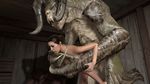  3d_(artwork) anal bestiality deathclaw digital_media_(artwork) fallout female female_on_feral feral human human_on_feral interspecies male male/female mammal penis source_filmmaker video_games 