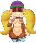  breasts donkey_kong_(series) furry gray_impact nail_polish nintendo pussy tiny_kong 