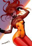  eyepatch highres neon_genesis_evangelion orange_hair plugsuit rebuild_of_evangelion snod_snow soryu_asuka_langley test_plugsuit 