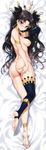  absurdres anklet arm_up armlet ass ass_grab bangs barefoot black_hair bow breasts brooch dakimakura detached_collar detached_sleeves earrings eyebrows_visible_through_hair fate/grand_order fate_(series) feet grabbing_own_ass hair_bow highres hoop_earrings huge_filesize ishtar_(fate/grand_order) jewelry kure_masahiro long_legs lying medium_breasts nipples nude on_side parted_bangs red_eyes scan single_detached_sleeve single_thighhigh soles solo stirrup_legwear thighhighs toeless_legwear 
