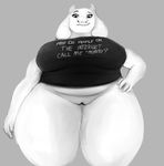  anthro bottomless caprine clothed clothing female goat hi_res mammal mature_female mother parent solo toriel undertale unknown_artist video_games 