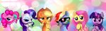  2015 abstract_background absurd_res applejack_(mlp) blonde_hair blue_eyes bust_portrait cute earth_pony equine everlastingderp eyelashes eyeshadow eyewear facial_hair fake_mustache female fluttershy_(mlp) friendship_is_magic green_eyes group hair hat hi_res horn horse looking_at_viewer magic makeup mammal mascara multicolored_hair mustache my_little_pony nude pink_hair pinkie_pie_(mlp) pony portrait purple_eyes purple_hair rainbow_background rainbow_dash_(mlp) rainbow_hair rarity_(mlp) simple_background smile sunglasses teal_eyes teeth text twilight_sparkle_(mlp) unicorn watermark 