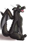  adondis big_feet dragon green_eyes happy simple_background 