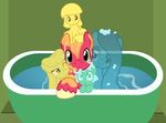  badumsquish bath bathtub bedroom_eyes big_macintosh_(mlp) bodypaint bubble cloth equine fan_character friendship_is_magic goo grin half-closed_eyes hi_res horse looking_at_viewer male mammal my_little_pony nervous one_eye_closed ponification pony seductive smile soap sponge wash wash_cloth water wink 