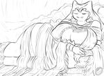  anthro big_breasts breasts cephalophilia_(artist) cleavage clothed clothing cosplay dark_souls female gwynevere huge_breasts nintendo nipple_bulge overweight pok&eacute;mon pok&eacute;mon_(species) snorlax solo video_games 