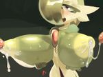  anthro breast_expansion breasts cum cum_in_nipples female gardevoir ickleseed inflation nintendo nipple_penetration nipples penetration pok&eacute;mon pok&eacute;mon_(species) video_games 