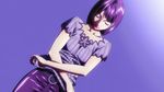  1girl gradient_background kokkoku majima_shouko screencap short_hair solo 