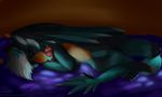  askrfur dragon fur furred_dragon glowing plushie scalie sleeping surge_floof 