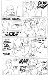  2017 anon anthro banette black_and_white comic dialogue english_text female human male mammal monochrome nintendo pok&eacute;mon pok&eacute;mon_(species) shoutingisfun text video_games 