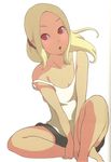  blonde_hair gravity_daze kitten_(gravity_daze) red_eyes shorts 