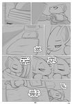  2017 anon anthro black_and_white comic dialogue english_text female horn human male mammal monochrome nidoqueen nintendo pok&eacute;mon pok&eacute;mon_(species) queenie_(shoutingisfun) shoutingisfun text video_games 