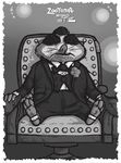  anthro bow_tie chair clothing disney luraiokun male mr.big shrew text uniform zootopia 