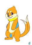  balls bastion blue_eyes buizel feral fur hi_res humanoid_penis male mammal nintendo penis pok&eacute;mon pok&eacute;mon_(species) simple_background smile solo uncut video_games 