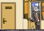  2018 anthro clothing comic dragon english_text inside male naughtymorg patreon signature text 