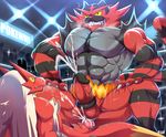  2018 anthro anus avian balls barazoku big_balls big_muscles big_penis bird blaziken bna_v5 chicken cock_ring cum cum_in_ass cum_inside cum_while_penetrated cumshot duo ejaculation fangs feline grin hands-free incineroar invalid_background invalid_tag male male/male mammal manly muscular muscular_male nintendo nude on_top open_mouth orgasm orgasm_face penetration penis pok&eacute;mon pok&eacute;mon_(species) power_bottom precum size_difference smile sweat triceps vein veiny_penis video_games wrestling 