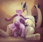  abdominal_bulge anal anal_penetration balls cum daftpatriot duo humanoid_penis klongi legendary_pok&eacute;mon lugia male male/male mewtwo nintendo penetration penis pok&eacute;mon pok&eacute;mon_(species) uncut video_games 