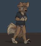  barefoot briefs canine clothing dog male mammal shirt t-shirt thesepantsdontfit tinydeerguy underwear 