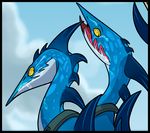  aquatic_dragon blitzdrachin blue_scales cropped cum cum_on_face dragon how_to_train_your_dragon scales seashocker 