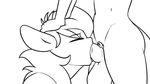  16:9 2018 animated anthro balls black_and_white deep_throat duo elzzombie equine faceless_male fellatio hair hand_on_head hi_res long_hair male mammal monochrome my_little_pony neck_bulge nude oral penis pubes sex 