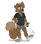  boxer_briefs canine clothing dog legwear male mammal shirt socks t-shirt thesepantsdontfit tinydeerguy underwear white_socks 