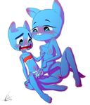  &lt;3 &lt;3_eyes 2018 5_fingers age_difference anthro bedroom_eyes blue_fur blush breasts cartoon_network cat cheerleader clothed clothing crossdressing digital_media_(artwork) duo erection fangs feline female fur gumball_watterson half-closed_eyes imminent_sex incest lewlem mammal mother mother_and_son nicole_watterson nipples nude open_mouth parent penis pussy seductive simple_background size_difference skirt small_penis son spread_legs spreading the_amazing_world_of_gumball whiskers white_background 