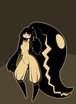  anthro breasts featureless_breasts featureless_crotch female hair limebreaker long_hair looking_at_viewer mawile nintendo pok&eacute;mon pok&eacute;mon_(species) short_stack solo standing thigh_gap video_games wide_hips 