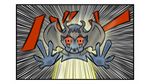  1boy blood comic demon devilman devilman_crybaby fudou_akira head_wings laser parody poptepipic red_eyes solo style_parody text 