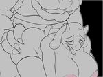  2017 anthro big_breasts blush boss_monster bowser breasts caprine digital_media_(artwork) female fur goat horn humanoid jyto koopa long_ears looking_at_viewer male mammal mario_bros mature_female nintendo nipples nude open_mouth scalie sex simple_background smile spikes toriel undertale video_games white_fur 