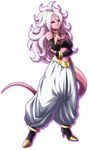  alternate_form android_21 black_nails black_sclera detached_sleeves dragon_ball dragon_ball_fighterz full_body harem_pants high_heels lavender_hair looking_at_viewer majin_android_21 messy_hair nail_polish navel official_art pants pink_skin pointing pointing_at_viewer red_eyes smile solo stomach tail transparent_background 