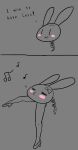  comic glorious_legs lagomorph mammal rabbit sketch solo springbun what whistling 