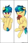  2018 apogee body_pillow cub cute cutie_mark dakimakura_design equine eyebrows eyelashes fan_character feathered_wings feathers female freckles grin hair holding_object hooves looking_at_viewer lying mammal my_little_pony nude on_back on_side pegasus pillow pink_eyes plushie shinodage short_hair sleeping smile solo teal_hair teeth text underhoof wings young 