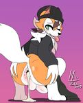  after_sex blush clothed clothing cum cum_drip cum_in_ass cum_inside cum_on_ground dripping dusk_lycanroc hat hayden jacket lycanroc male male/male meatboom mostly nintendo pok&eacute;mon pok&eacute;mon_(species) solo spreading sweat video_games 