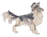  alpha_channel ambiguous_gender aspeneyes brown_eyes brown_fur canine claws collie countershading dog feral freckeles freckles fur grey_fur mammal rough_collie side_view simple_background solo standing transparent_background white_countershading white_fur 
