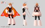  2015 ankle_tuft antennae claws clothed clothing eyewear female glasses hand_on_hip humanoid insect_wings legwear model_sheet moth-chan moth_humanoid mothmandraws neck_tuft solo standing thigh_highs tuft vest waist_tuft wings wrist_tuft 