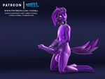  3d_(artwork) android animal_genitalia animal_penis animated balls big_balls condom digital_media_(artwork) equine equine_penis long_ears machine male mammal masturbation no_sound penile_masturbation penis purple_balls purple_penis purple_skin robot texell two-handed_masturbation voxell_voxell 