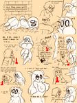  blush breasts comic crossgender digital_media_(artwork) female ghost human lying male mammal napstablook protagonist_(undertale) spirit sweat tears text thewill under(her)tail undertale video_games 