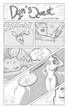 black_and_white blush breasts butt comic cute digital_media_(artwork) dragon duskdragyn english_text female hair horn humanoid humor line_art monochrome monster_girl_(genre) navel nipples nude patreon pointy_ears pussy sex_toy simple_background solo source_request spade_tail text thought_bubble vibrator white_background wings 