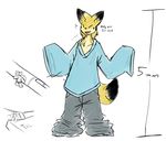  2016 canine clothed clothing cute_fangs fox male mammal micro pumpkybutt solo 