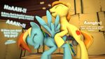  3d_(artwork) balls big_balls big_penis braeburn_(mlp) dialogue digital_media_(artwork) equine female feral friendship_is_magic male mammal moorsheadfalling my_little_pony penetration penis rainbow_dash_(mlp) sex source_filmmaker text vaginal vaginal_penetration 