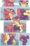  anal anal_penetration animal_genitalia animal_penis anus autopenetration balls big_macintosh_(mlp) braeburn_(mlp) comic cousins digital_media_(artwork) double_anal double_penetration duo equine equine_penis friendship_is_magic horse incest internal male male/male mammal masturbation my_little_pony penetration penis pixel_(artwork) sesvanbrubles 