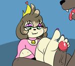  2018 5_toes anthro canine clothing colored_nails cum digital_media_(artwork) dog eyeshadow feet foot_fetish footjob girly green_eyes half-closed_eyes humanoid_feet legwear makeup male male/male mammal mascara open_mouth penis percey percey_(character) pink_toenails precum sex simple_background smile toes tongue tongue_out wolf 