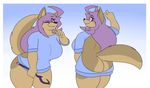  anthro big_breasts breasts butt clothed clothing female feonna pants sweater theroflcoptr thick_thighs voluptuous wand wide_hips 