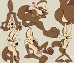  balls butt canine coyote cum feet looney_tunes male mammal meatshaq paws penis precum warner_brothers wile_e._coyote 