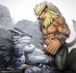  digimon erection frottage leomon male male/male masturbation muscular penile_masturbation penis precum sex todex weregarurumon 