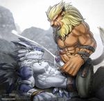  cum digimon erection frottage leomon male male/male masturbation muscular orgasm penile_masturbation penis precum sex todex weregarurumon 